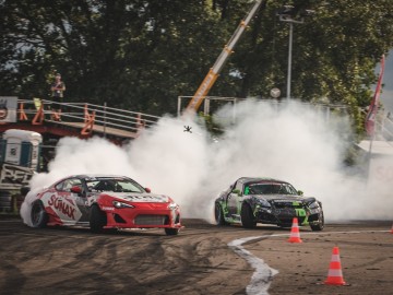 Paweł Trela wygrywa na starcie Driftingowych Mistrzostw Polski